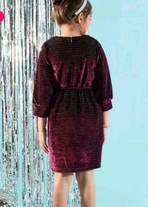 Girls' Party Velvet Dress