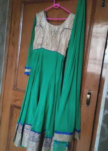 Beautiful Gown Set With Duppta And Pant