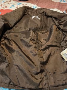 Brown Linen Blend Blazer