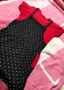 Polka Dot Jumper Dress