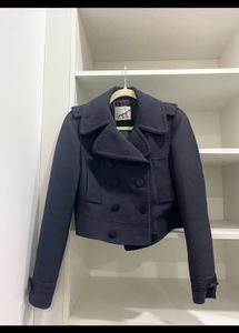 Zara Double Breasted Wool Blend Coat