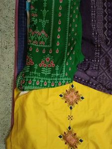 Assorted Women's Ethnic Kurta Lot Totally 9 pieces