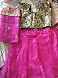 Sale!!Lahga Nd Blouse Duppata