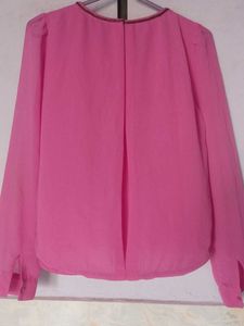 Pink Long Sleeve Top
