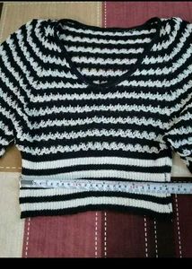 Striped Cropped Top