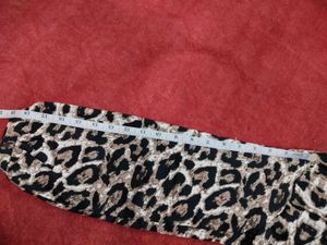Leopard Print Tie-Front top (K)