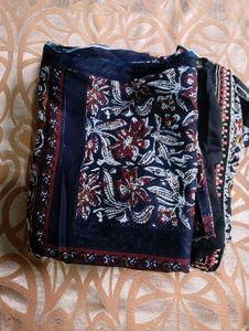 Elegant Black and White Embroidered Kurta