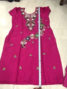 Embroidered Salwar Suit 100% Cotton
