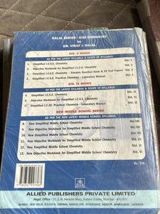 Dalal Series ICSE Class 10 Chemistry Text Book