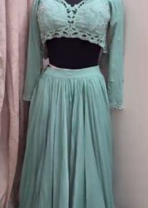 Mint Green Lehenga Choli