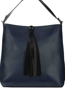 Caprese Stylish Navy Blue Hobo Shoulder Bag
