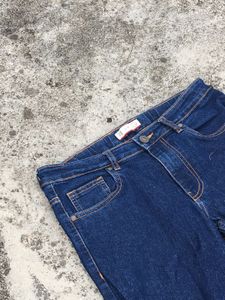 Classic Dark Wash Denim Jeans