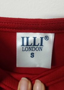Illi London Women&#39;s A-line Red Party Dress❤