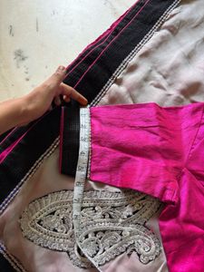 New Shaded Saree - Combination Of Two Cool