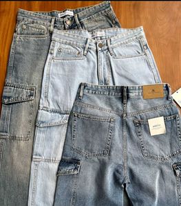 3 Denim Cargoes Zara