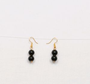 Black Necklace With Earrings.   Jaipurjewelry, Kundanjewelry, Beadsnecklace, Earrings, Chokerset, Peacockjewellery Forever21, Beauty, Women&#39;s,  Bridaljewellery,  Biba, Shein, Ethnic, Western,