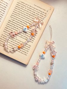 Aesthetic Bow Phonecharm With Cute Charms