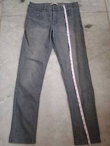 Stylish Gray Denim Jeans