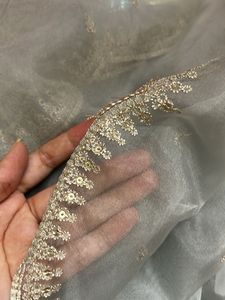 Grey Embellished Sharara Set