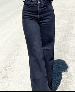 Black Wideleg Jeans