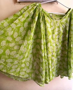 Green Boho Top