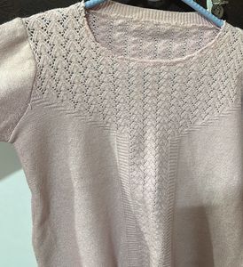 Pink Knit Top