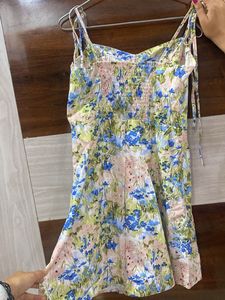 Savana Floral Strappy Tagged Dress
