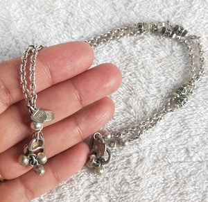 Pure Silver Anklets with bells