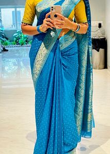 Banarasi Khaddi Georgette Saree