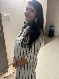 Striped Kurti Dress
