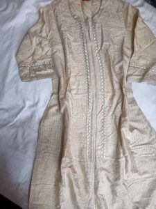 Kurti Pant Set With Sequence Work