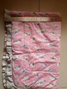 Girl Baby Matress And Bedsheet