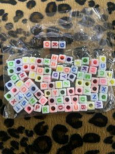Bracelet DIY alphabet Beads