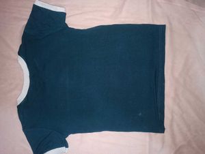 Retro Blue Ringer Tee