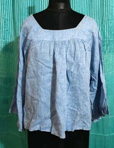 BOGO 🎁 Buy One Get 1🎁XXL Blue Square Neck Top