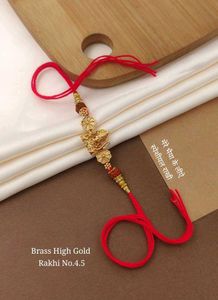 Brass High Gold Rakhi
