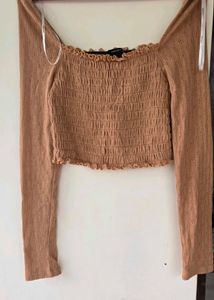 Cute Smocked Crop Top
