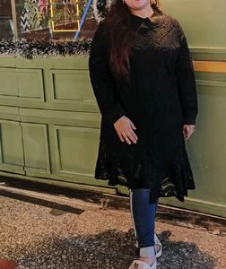 Elegant Black Lace Dress