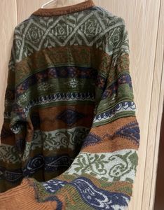 Vintage Japenese Patterned Sweater