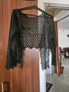 Full Sleeve Cut Out Shrug