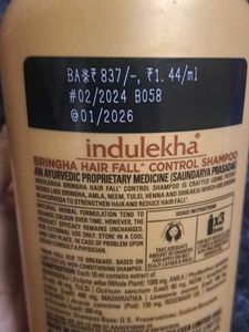 🌿Indulekha Brhinga shampoo✨🧴