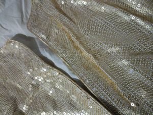 Full Od Gold Sequence Work Inner Wear Jacket