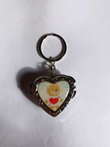 Heart Mirror Keychain