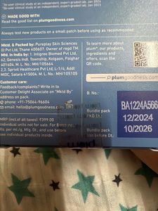 Sealed Plum niacinamide And Bright Trio Kit