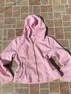 Cute Pink Quilted Hoodie