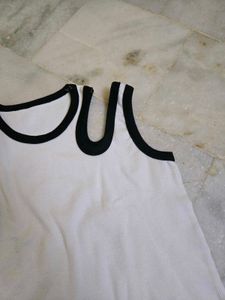 White Sleeveless Top
