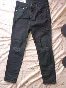 Skinny Fit Crop Cotton Jeans From H&amp;M