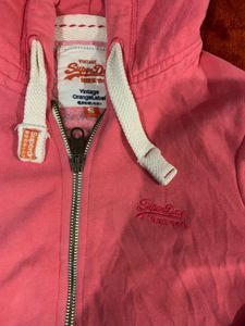 Superdry Pink Orignal Zip-Up Hoodie
