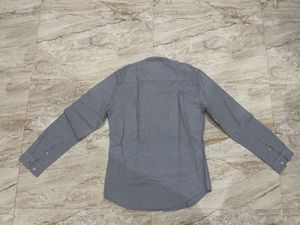 Men&#39;s Grey Long Sleeve Shirt