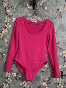 Pink Long Sleeve Bodysuit
